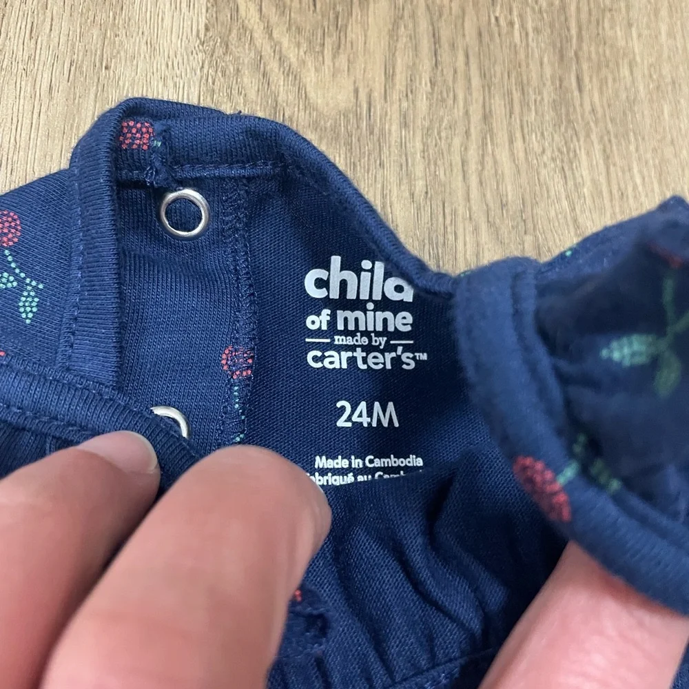 NWT 24month‎ cute Cherry Romper Romper